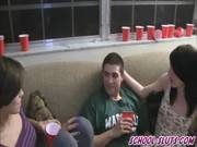 Lucky College Guy Gets To Fuck Three Ladies