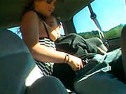 Big Buttoned Filthy Sex Bomb In Awesome Sex Suit Rides Big Cock In Car
