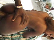 Slutty Black Wifey With Nice Boobies Gets Banged In Mish Pose After Hard Bj