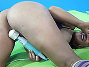 Hungry Fat Jade In Glasses Nikki Sexx Fucks Her Kitty With Dildo