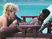 White Mistress Pleasing And Kissing Her Black Girlfriend