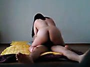 Chubby Asian Hussy Rides Big Stinky Penis Of Her Customer