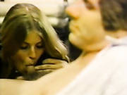 Sizzling Hot Blondie In Black Stockings Gives Her Lover A Nice Blowjob
