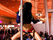 Zealous Striptease Hottie Yoha Strip Is Gonna Present Solid Cunnilingus On Stage