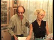 French Blonde Babe Fucked And Jizzed On H 