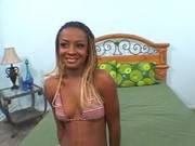 Ebony Teen Vixen Takes A Big Dick