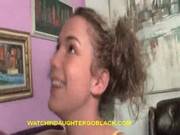 Dad Walks In On Interracial Blowjob