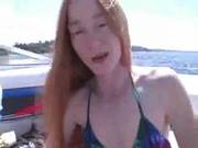 This Sexy Redhead Floats My Boat 
1900
