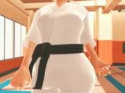 Karate Hentai Girl Sucks Monsters Big Dick