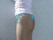 Filming His Girlfriend Tied Up And Stuffed With Giant Dildo
1412