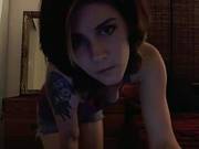 Sucking And Fucking A Large Dildo
1600