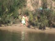 Shy And Horny Girl Rides Cock On The River
1112