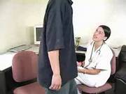 Female Doctor Measures His Stick
1200