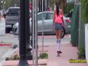 Very Hot Teen Chick Rides A Big Cock