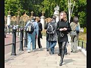 Milf In Thigh Boots Outdoor Blowjob