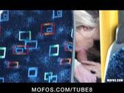 Blonde Teen Caught On Tape Fucking On Public Bus