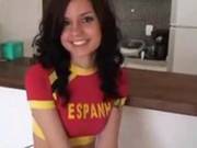 Very Hot Spanish Girlfriend Sex