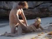 Leila And Her First Fucking On The Beach