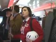 Chikan Brunette In The Train