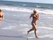 Naughty Blonde Beach Babes