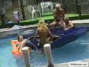 Swinger Orgy In The Pool