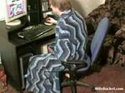 Guy Gets A Handjob While Watching Porn