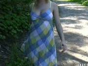 Teen Takes Off Her Clothes In Public