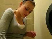 Finger Fucking In Toilet