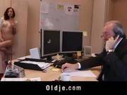 Sexy Nasty Secretary Fucks Her Old Boss