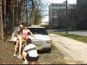 Flexible Gymnast Gets Fucked Outdoors
