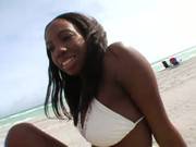 Boning Ebony Beauty From The Beach