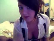 Shaved Girlfriend In Lingerie Toying At Home