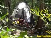 Naughty Brunette Teens Filmed Lezzing Out In Tent By A Pervert Pervzpatrolcom
