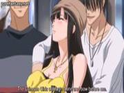 Brunette Anime Cutie Gets Rubbed 