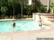 Goth Slut Fucked In Pool