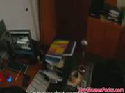 Russian Babe On Pov Spycam Swallows Cum