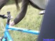 British Mature Picks Up Cyclist For Fuck