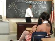 Lola Foxx Gives Her Teacher A Classroom Cock Service