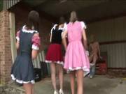 Horny Cfnm Farm Maidens Tug
