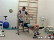 Hot Teen Giving Great Head In The Gym