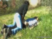Made Love On The Grass Outdoor Doggy Ba 