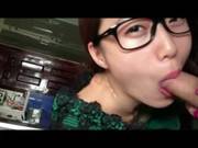 Chinese Flight Attendant Blow Job