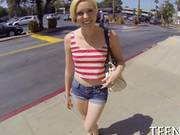 Spreading Her Cunt For A Long Boner