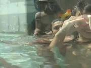 Taming A Lusty Cock As The Pool Party Gets Heated 