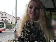 Blonde Czech Babe Fucking Outdoors Pov