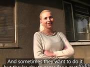 Perfect Ass Czech Blonde Fucked Outdoor Pov