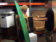 Russian Sporty Surfer Sells His Board And Engages In A Hardcore Threesome