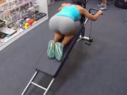 Muscled Chick Babe Gets Pawned Inside Her Pussy In The Pawn Shop Office