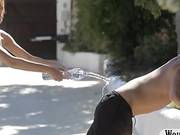 Sexy Redhead Teen Girl Michelle Pussy Fucked Outdoors