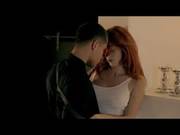 Shy Red Haired Girl Is Making Love With Her New Boyfriend, In His Huge Bed